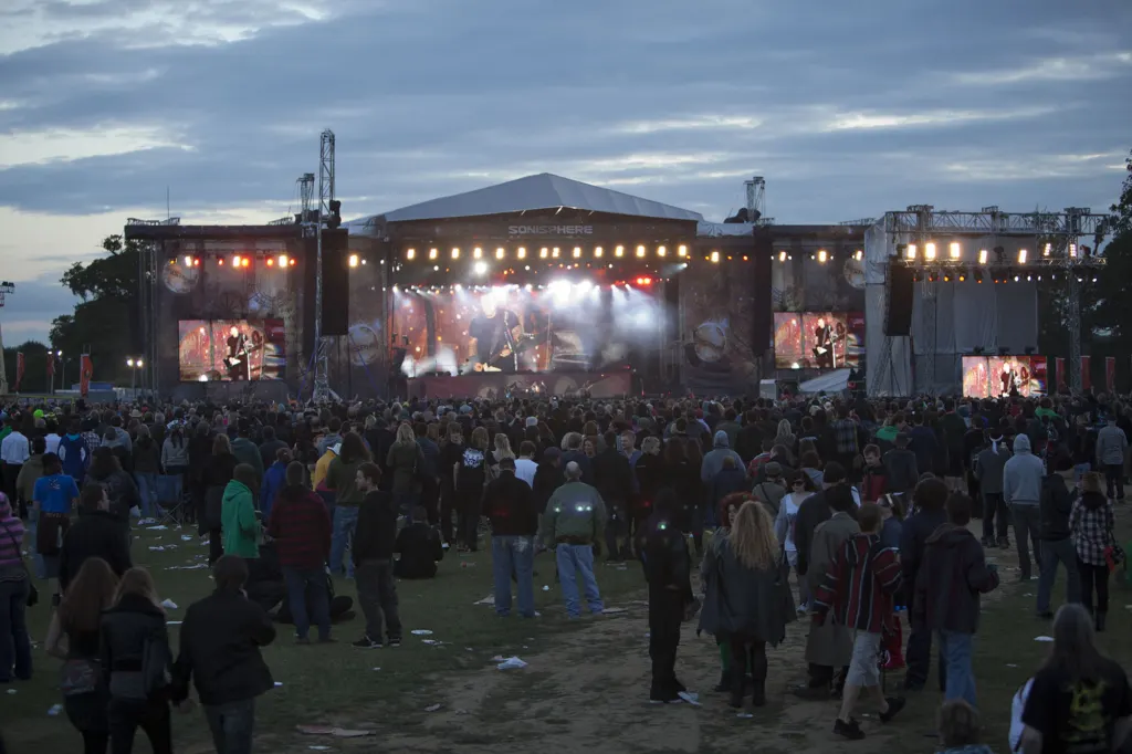 Metallica performing at Sonisphere 2011